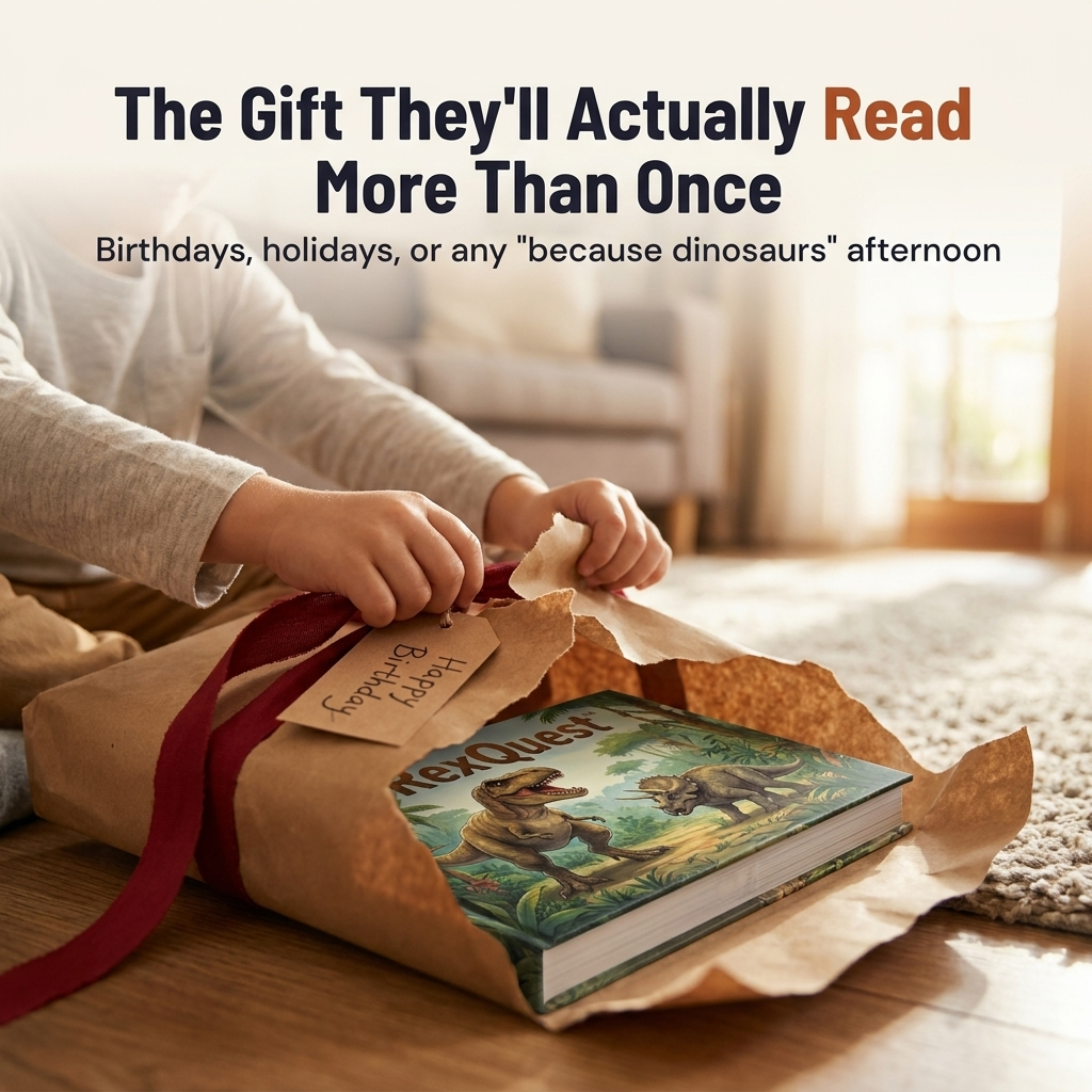 RexQuest™ — Keep Your Dino-Loving Kid Reading Until The Book Wears Out