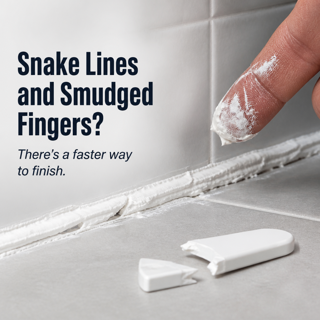 GlidePro™ 3-in-1 Caulk Savior — Nail Flawless, Fingerprint-Free Caulk Lines Like a True Pro