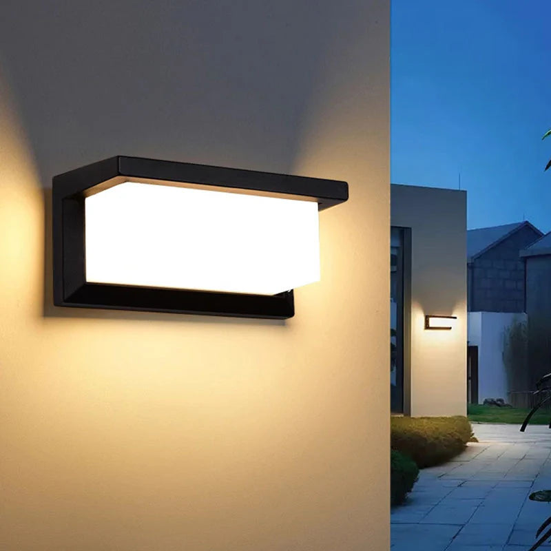 Outdoor LED Wall Lantern with Motion Detector – 20W Weatherproof