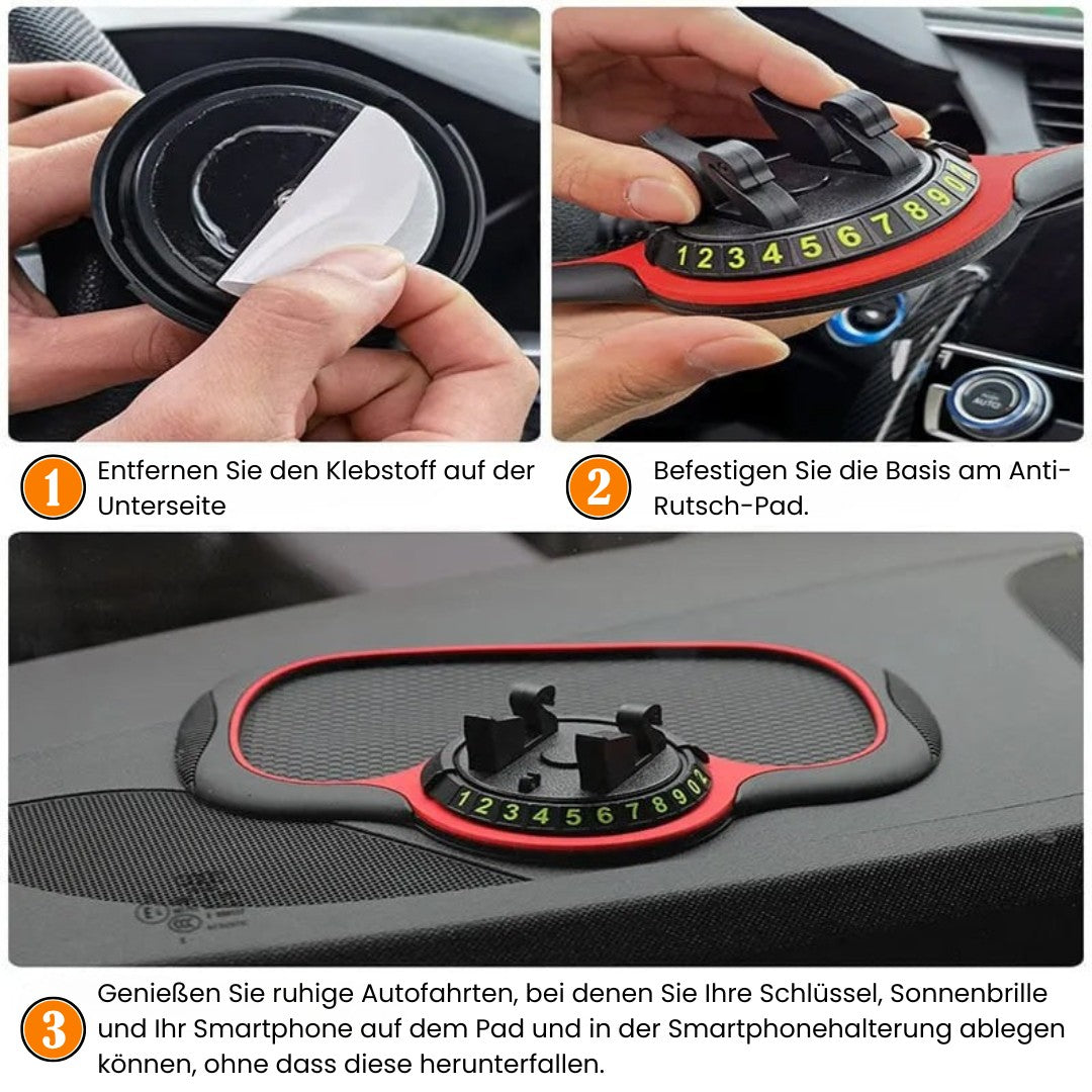 SmartGrip Dashboard Organizer Mat with Phone Holder