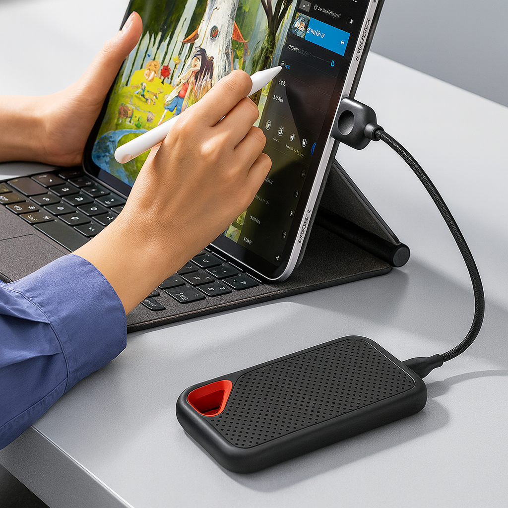 Portable 2TB Solid State Drive for Seamless Data Storage