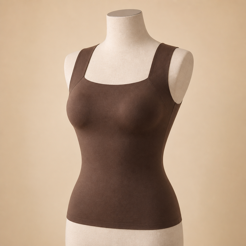 EmberaFit™ – Seamless Shaping Tank Featuring Built-In Shelf Bra