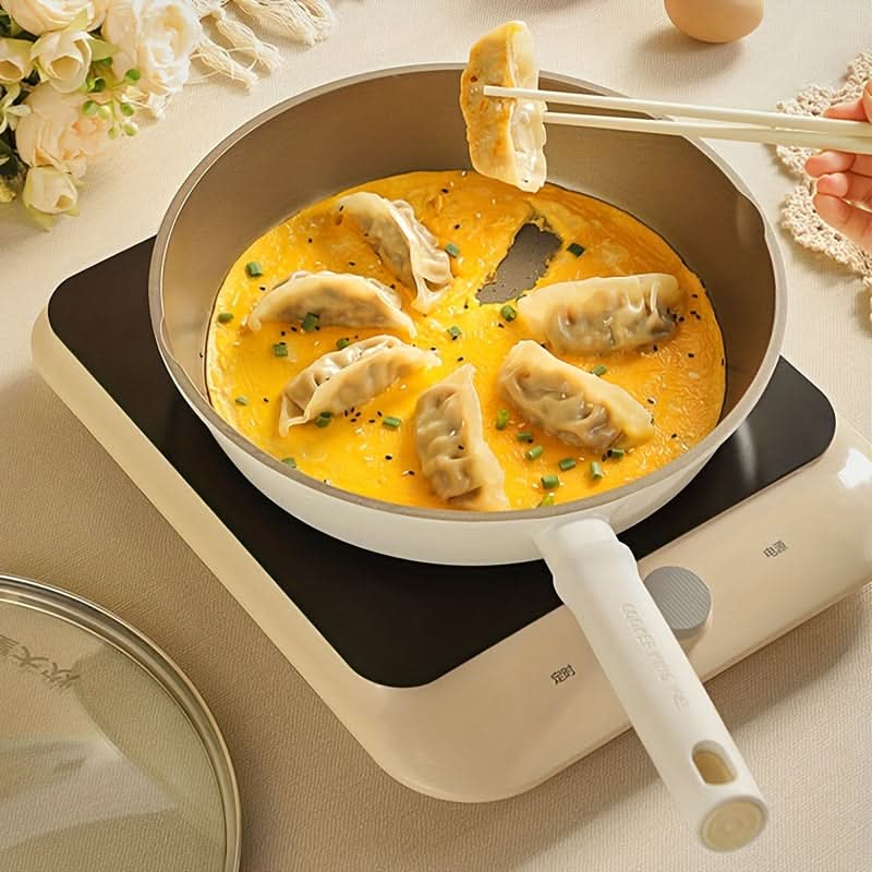 PFOA-Free Stainless Steel Frying Pan for Nutritious Cooking
