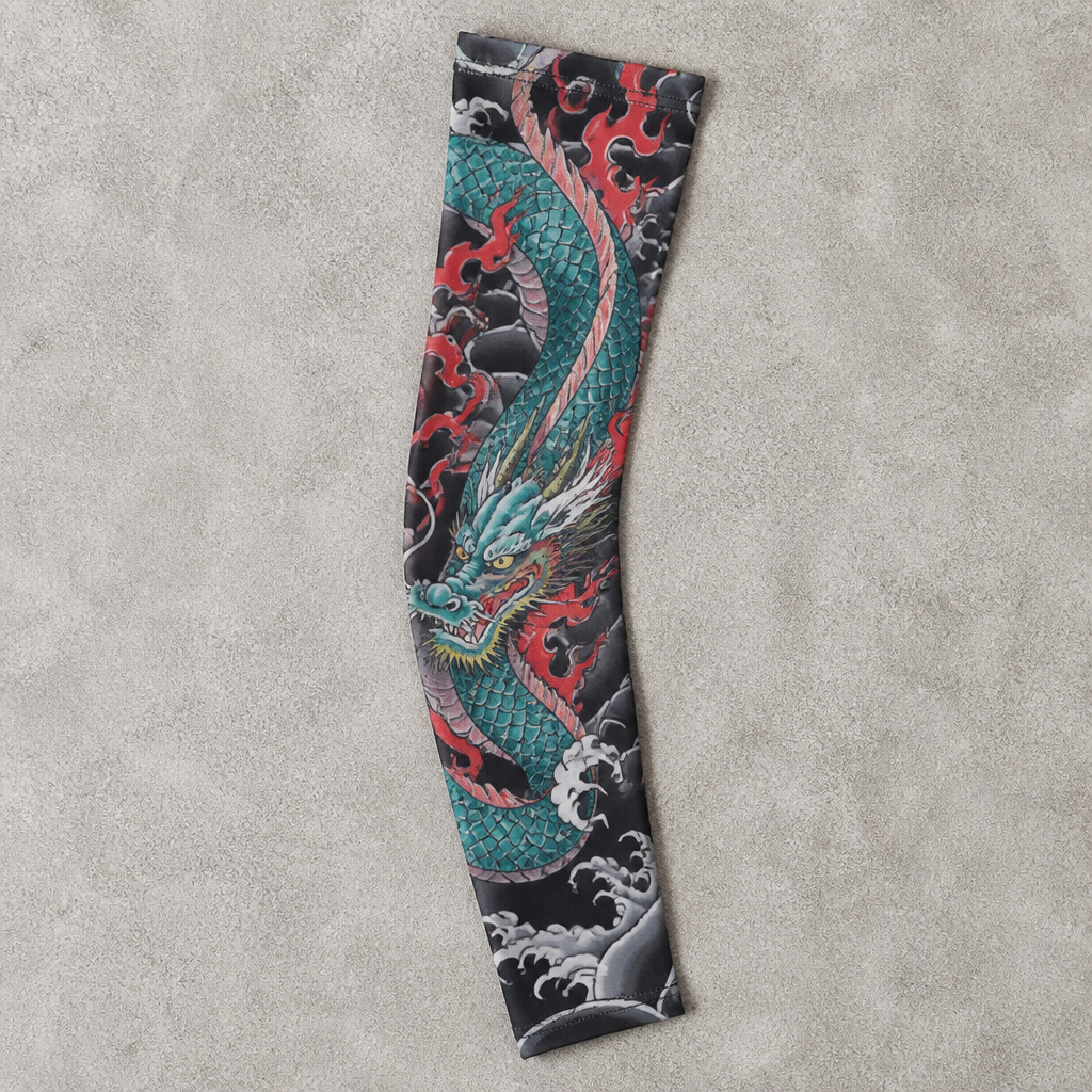ArborSkin™ – UPF 50+ Japanese Tattoo-Print Sun Shield Arm Sleeve