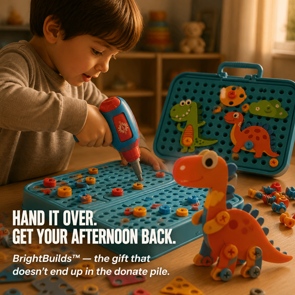 BrightBuilds™ — Trade Screen Time for 211 Pieces and an Actual Working Drill