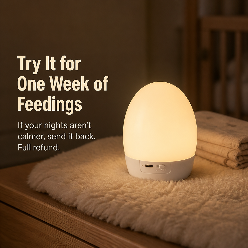 SereniNest™ — Gentle Night Feedings Without Brightening the Baby