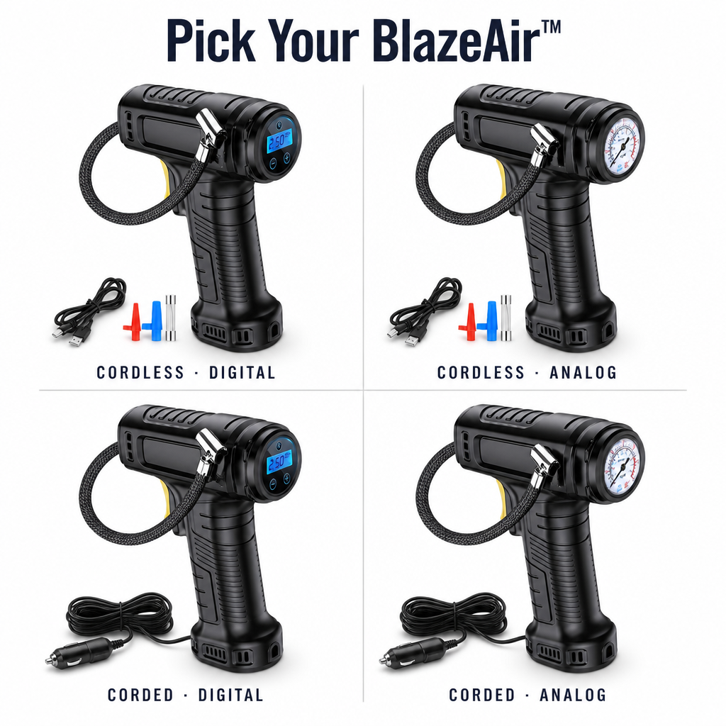 BlazeAir™ — Fill Any Tire on Any Roadside in Less Than 4 Minutes