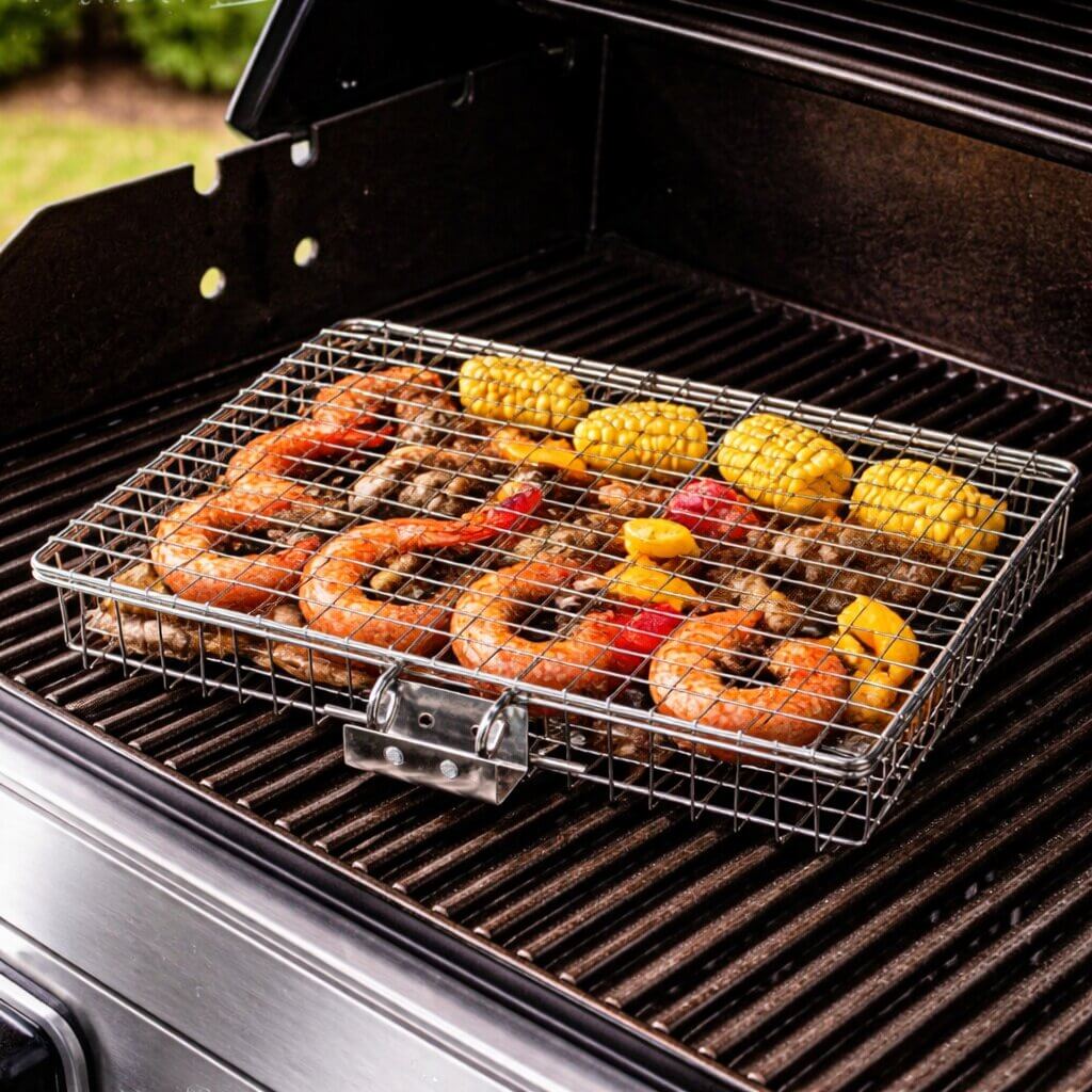 Grill Basket | Stainless Steel | Even Heat Distribution | BBQWend