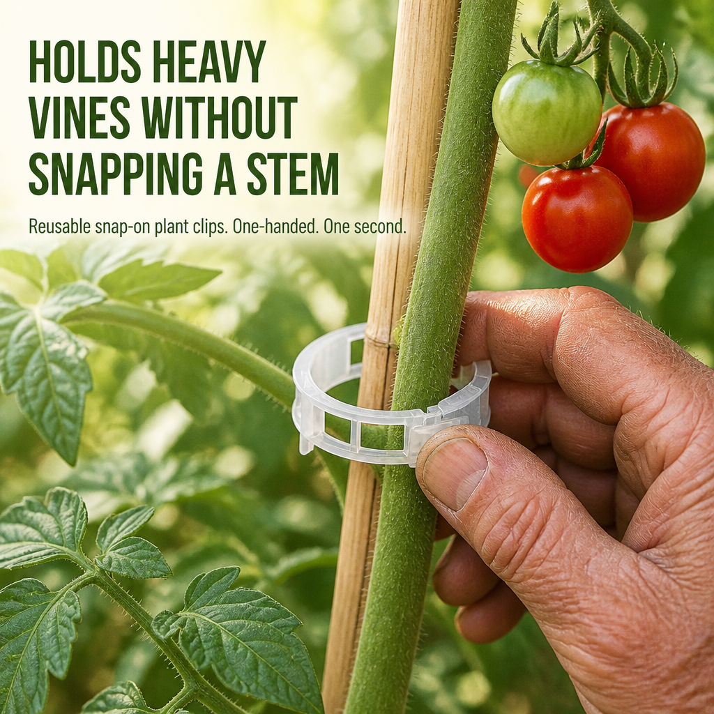 VineGuard™ Clips — Keep Your Vines Strong, Upright, and Unstoppable All Season Long
