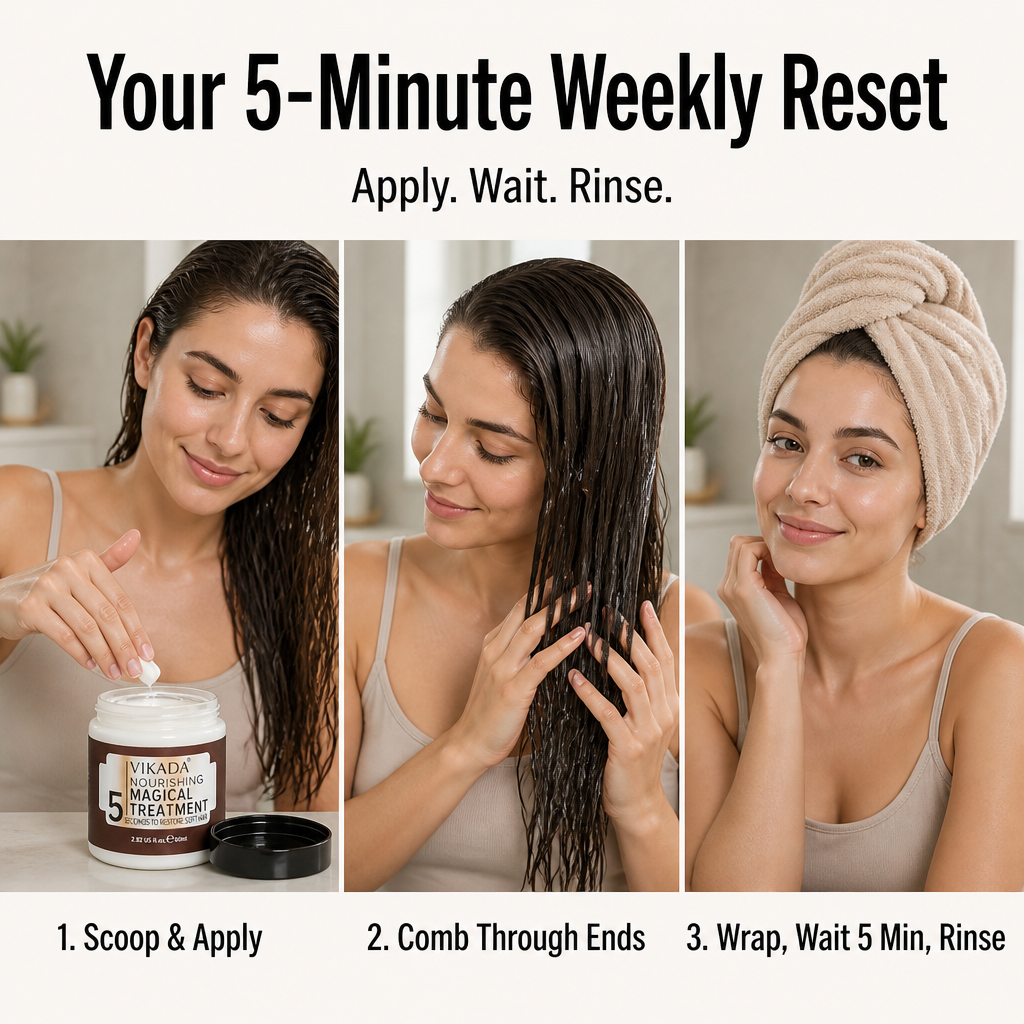 LustraLuxe™ — Repair Damaged Hair Deeply in Just 5 Minutes Weekly