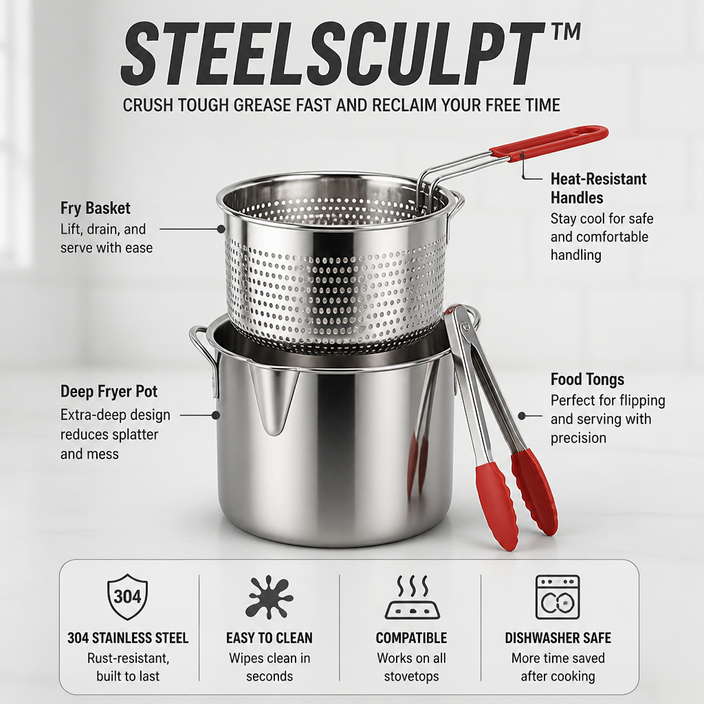 SteelSculpt™ — Crush Tough Grease Fast and Reclaim Your Free Time