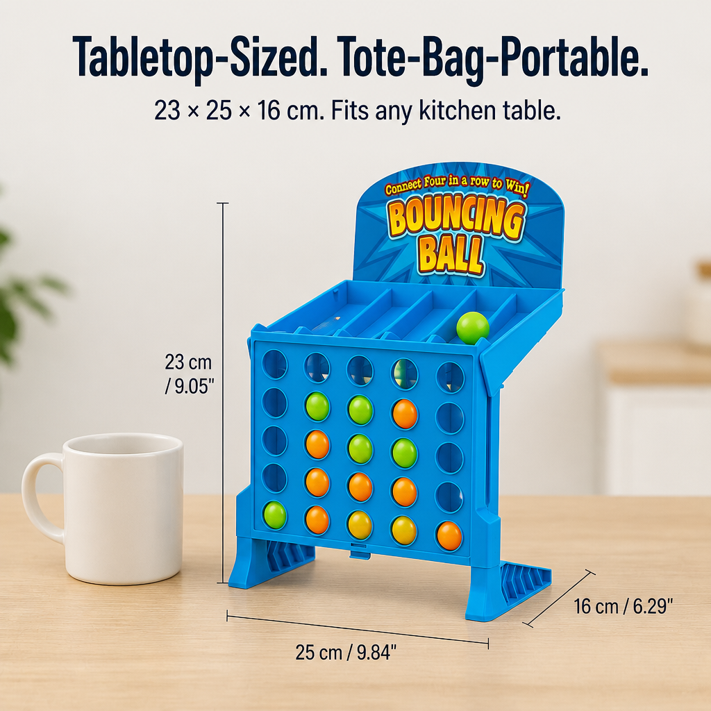 AimVenture™ — Bounce-Shoot Connect 4 That Pulls Kids Away from Screens and Sparks Loud Laughter