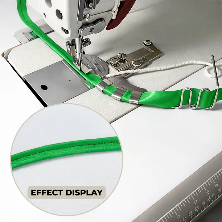 Double Fold Bias Tape Binder | Automatic Double Fold Orientation | Stainless Steel | SeamGuide