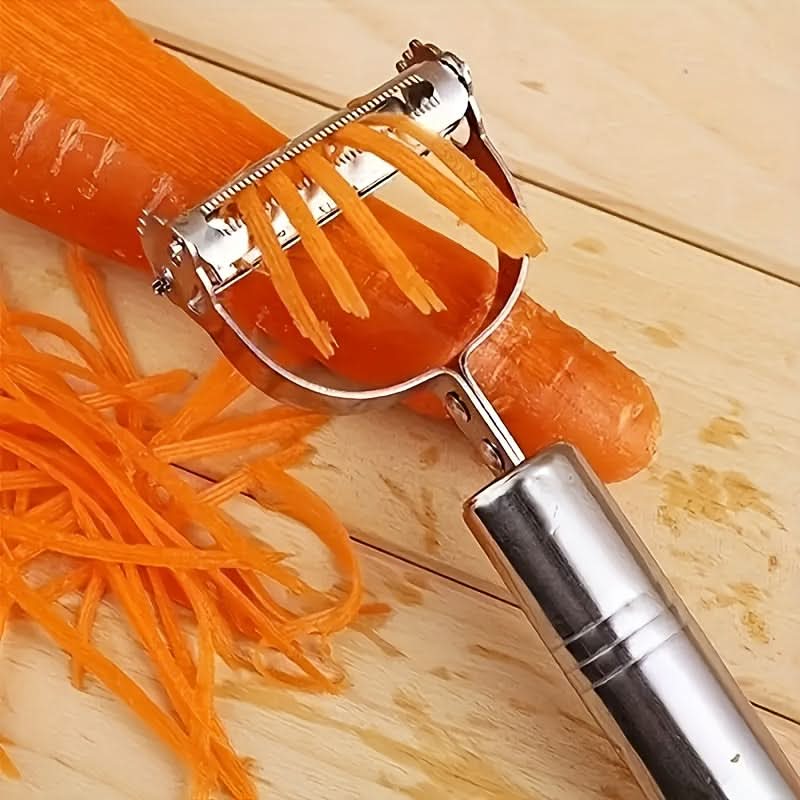 Stainless Steel Vegetable Peeler and Julienne Cutter