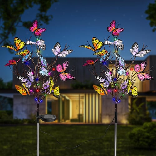 ViviLuxe™ Solar Butterfly Lights — Transform Your Garden Into a Stunning Nighttime Wonderland