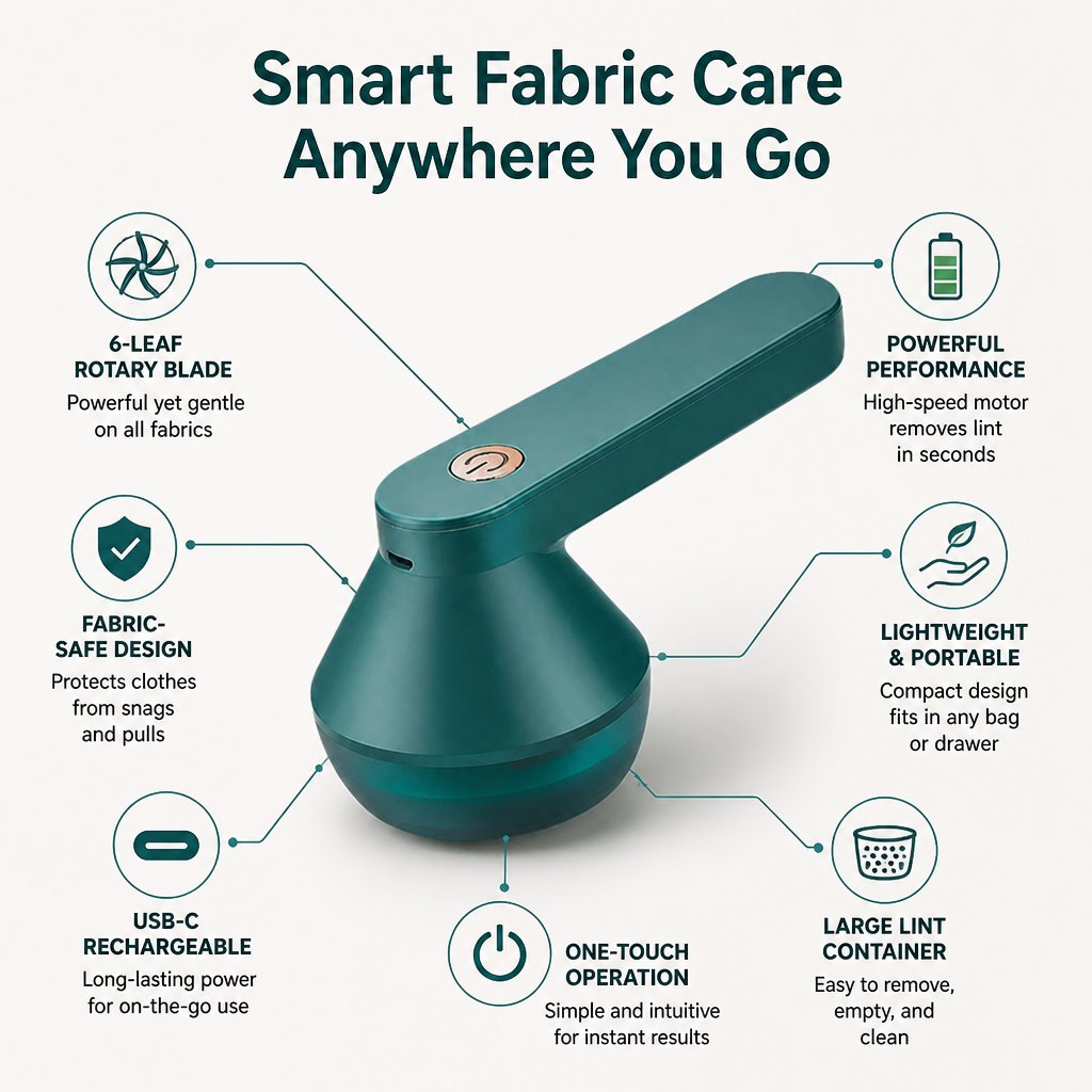 FabricZest™ — Instantly Bring Your Clothes Back to Life with Effortless Freshness