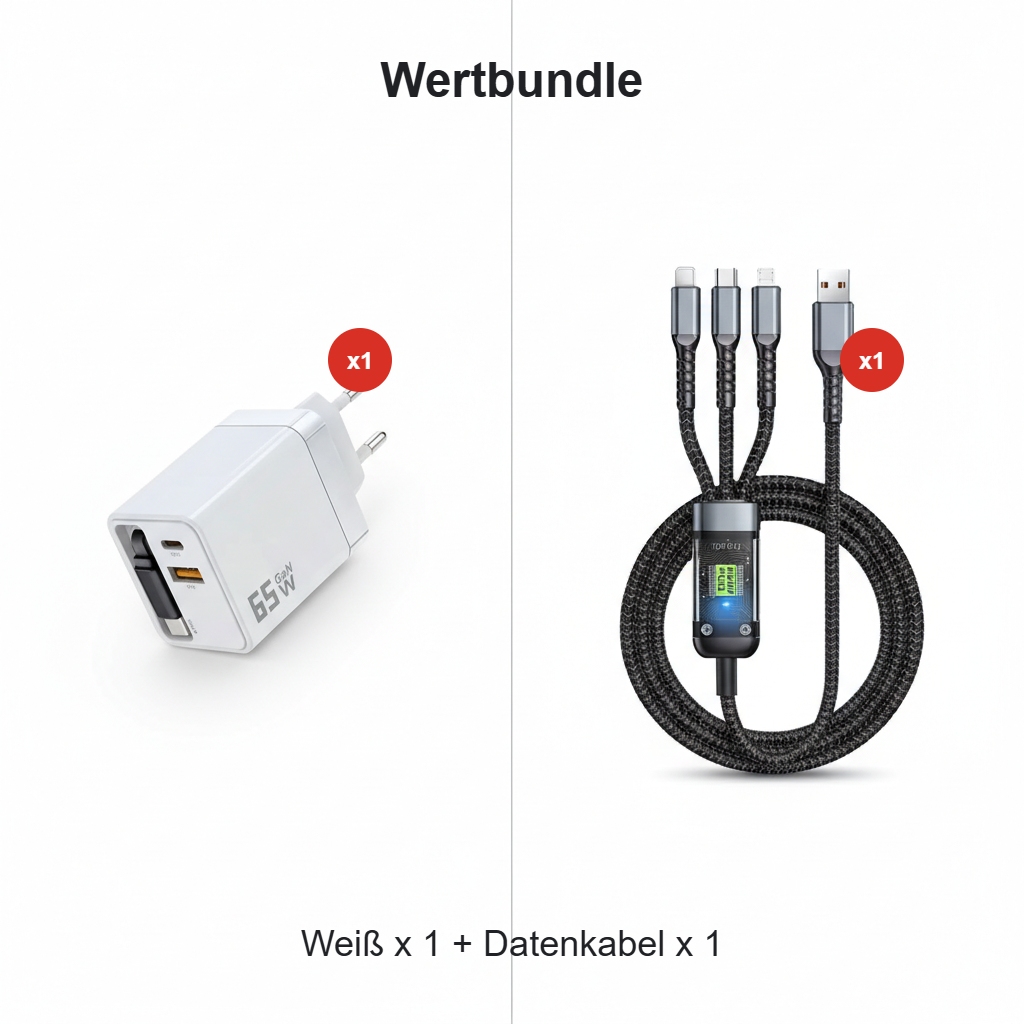 BoltStream™ 80W Retractable Charger — Unleash Lightning-Speed Power Without the Tangle
