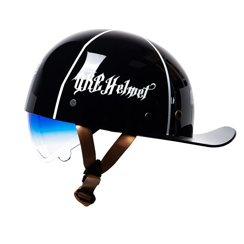 Stylish and Safe Motorcycle Cap Helmet for Riders