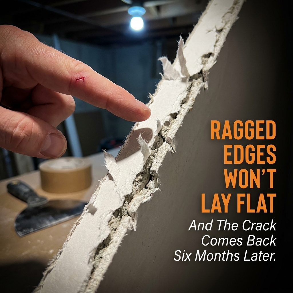TrueEdge™ — Level Drywall Edges That Tape Flat with One Smooth Stroke