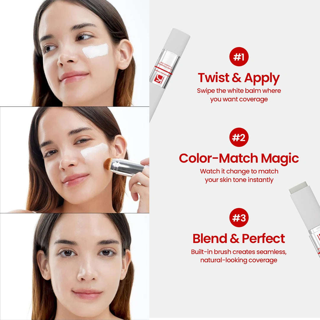 LumiCurve™ Color Changing Foundation Stick — Perfectly Flawless Skin That Feels Like You, All Day Long