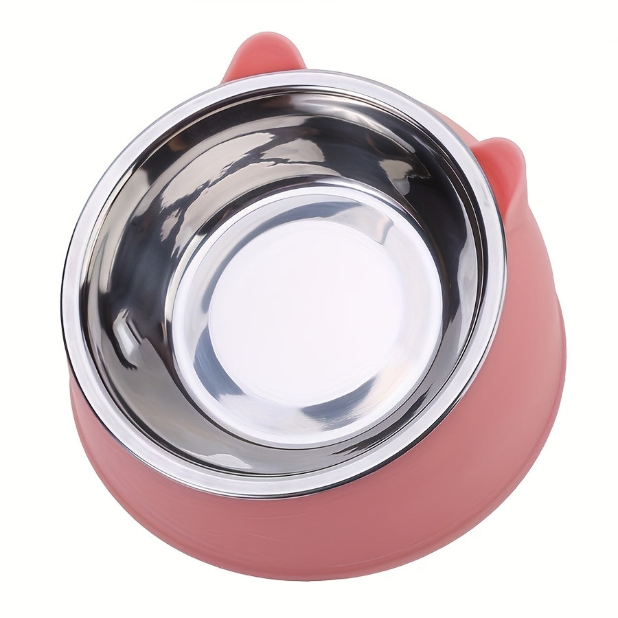 PawPal - Elevated Stainless Steel Pet Feeding Station with Dual Bowls