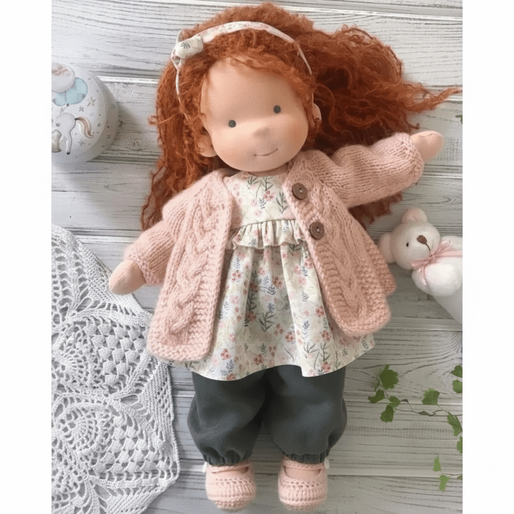 Crafted Cotton Playmate Doll for Imaginative Adventures