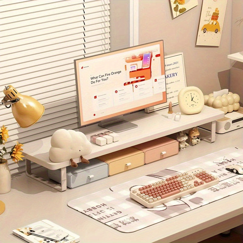 Elevate Your Workspace with the Apex Monitor Stand & Organizer
