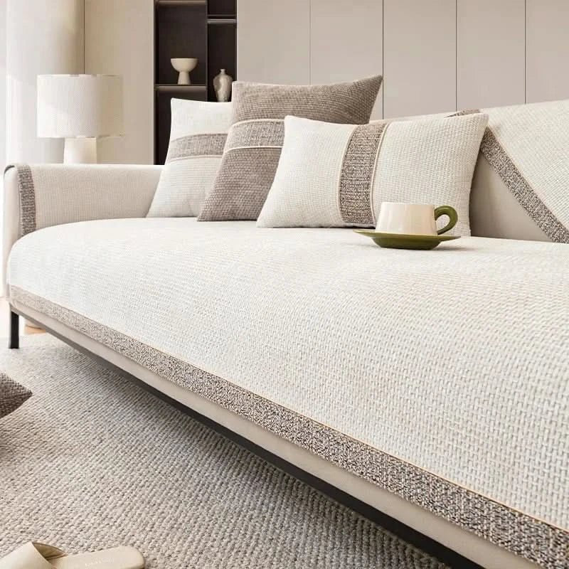Elegant Linen Sofa Protector Cover for Ultimate Comfort