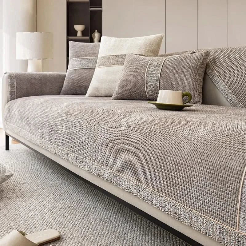 Elegant Linen Sofa Protector Cover for Ultimate Comfort