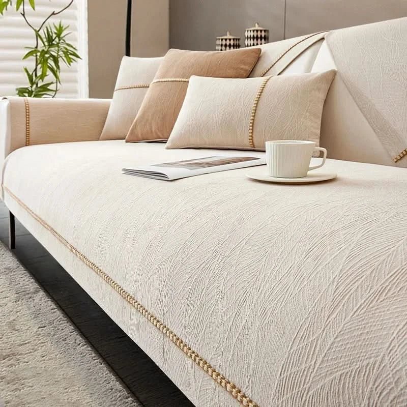 Elegant Linen Sofa Protector Cover for Ultimate Comfort
