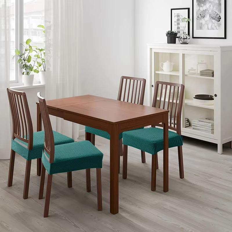 Elegant Waterproof Chair Protectors – Stretchy Jacquard Covers for Dining Spaces