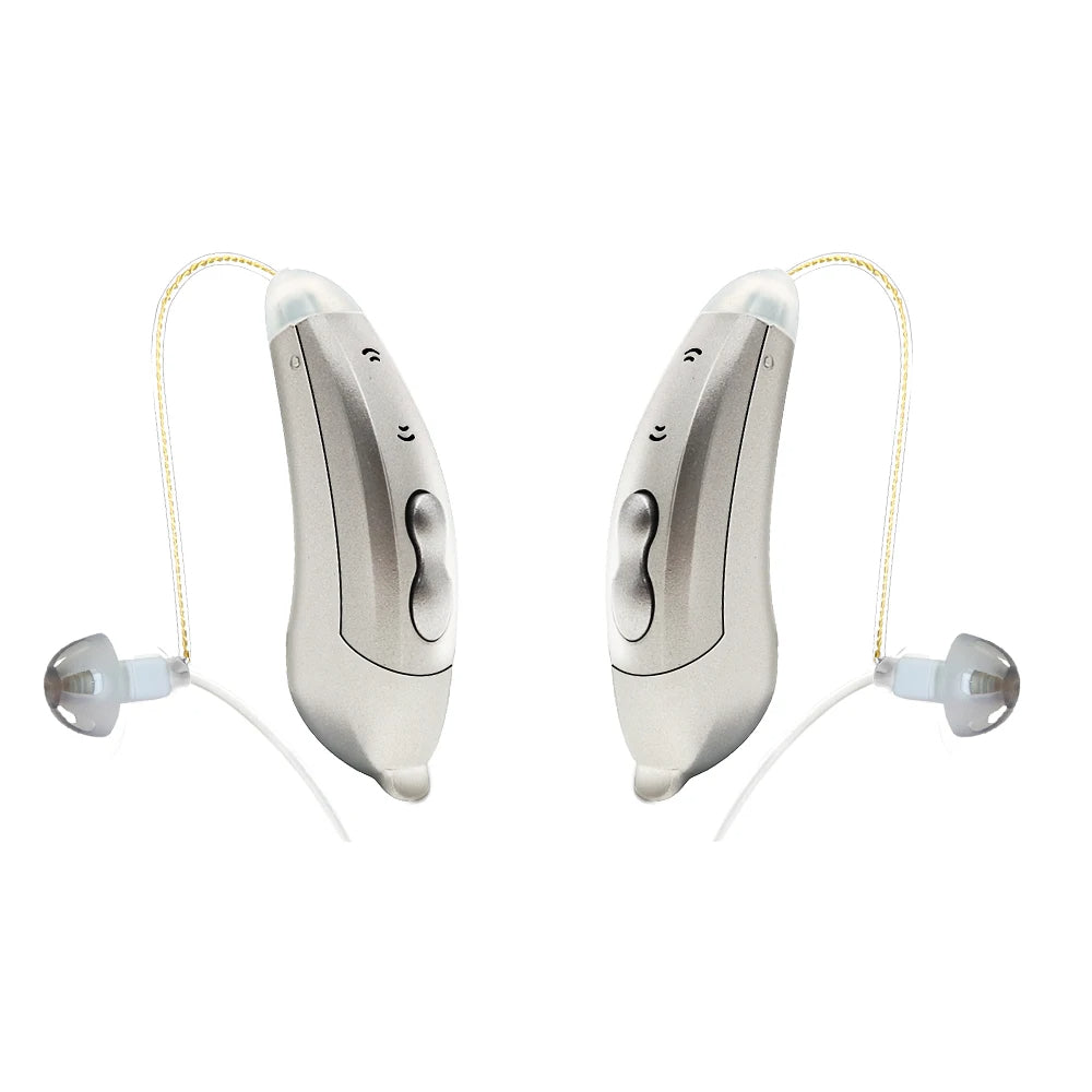 Discreet Behind-the-Ear Hearing Aids with Smartphone Control
