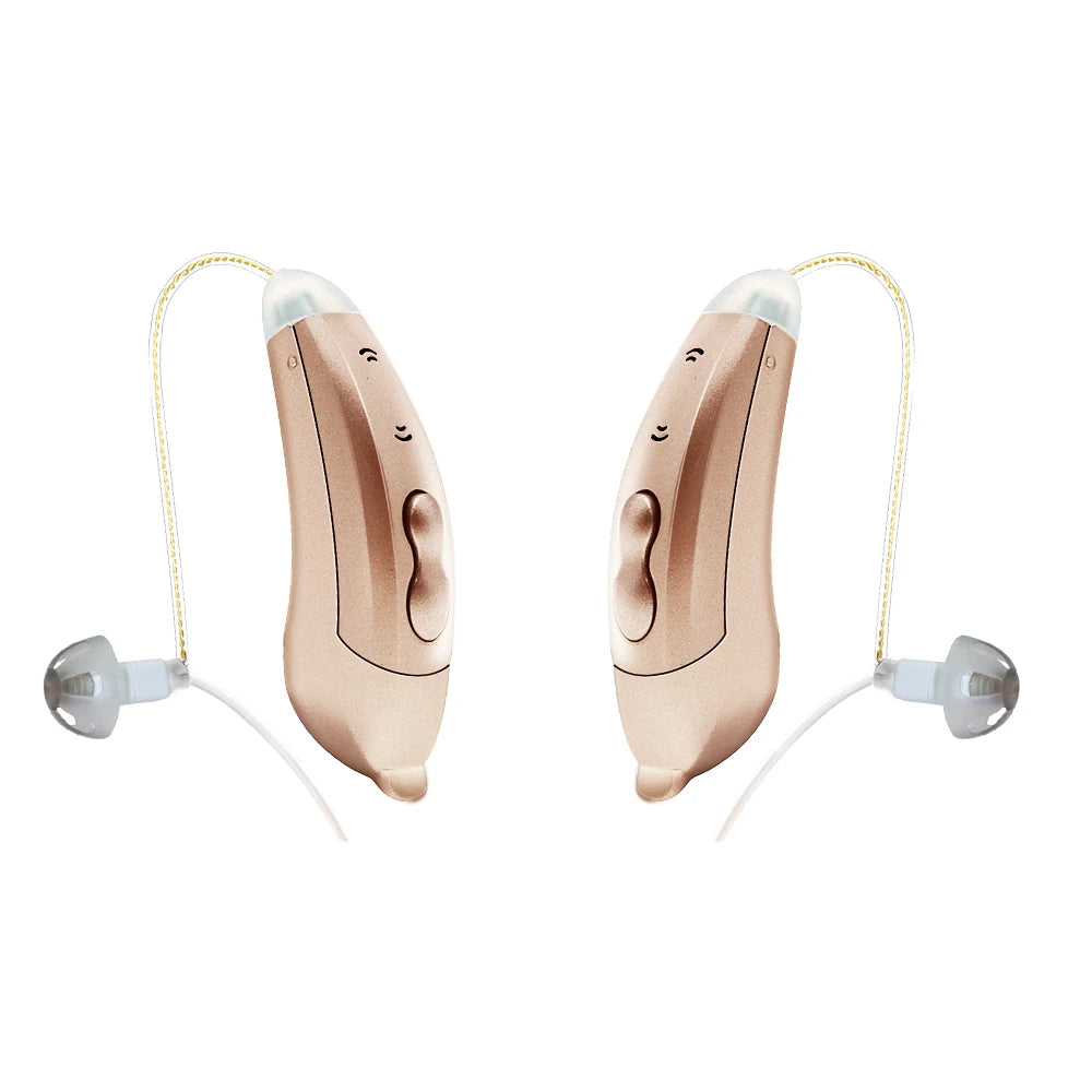 Discreet Behind-the-Ear Hearing Aids with Smartphone Control