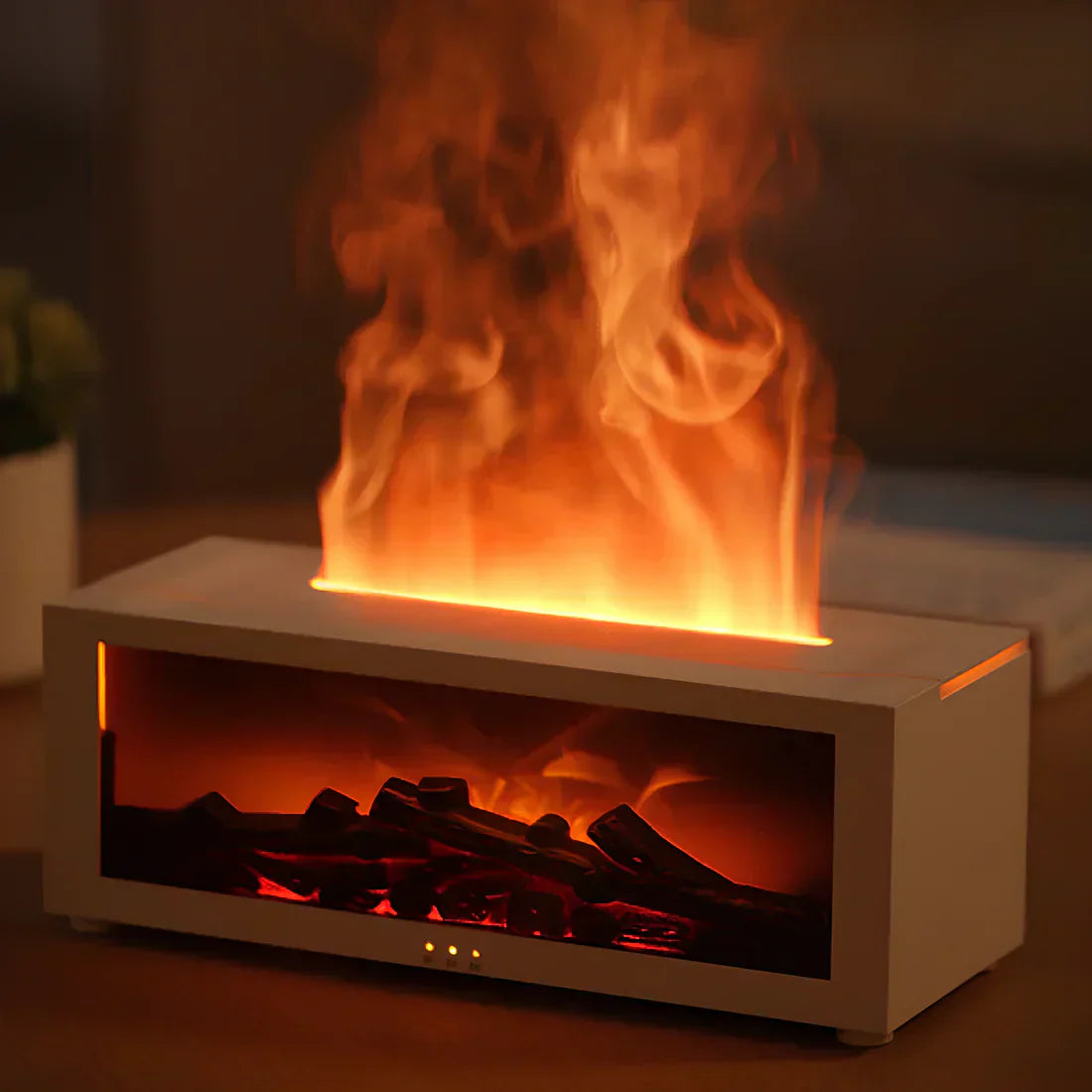 SereneGlow Aroma Diffuser | Electric Aroma Lamp with Flame Effect