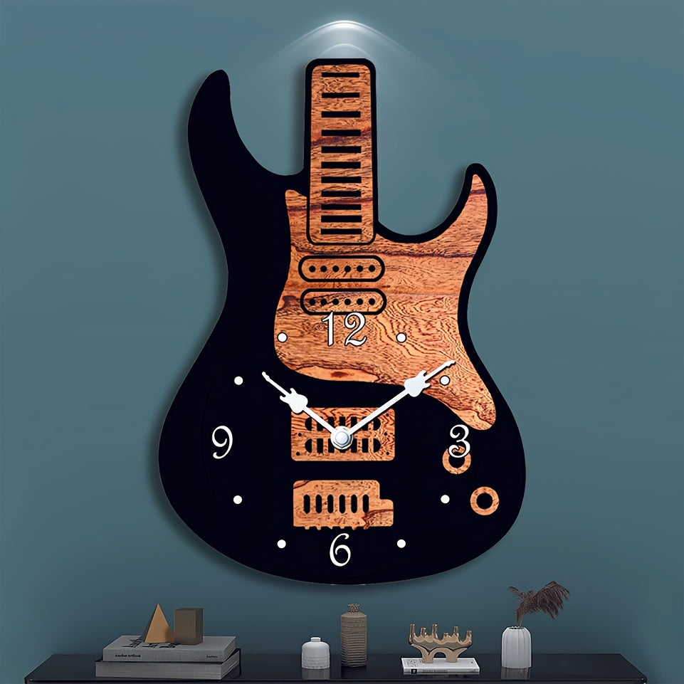 HarmonyTime – Stylish Guitar-Inspired Wall Clock for Music Aficionados
