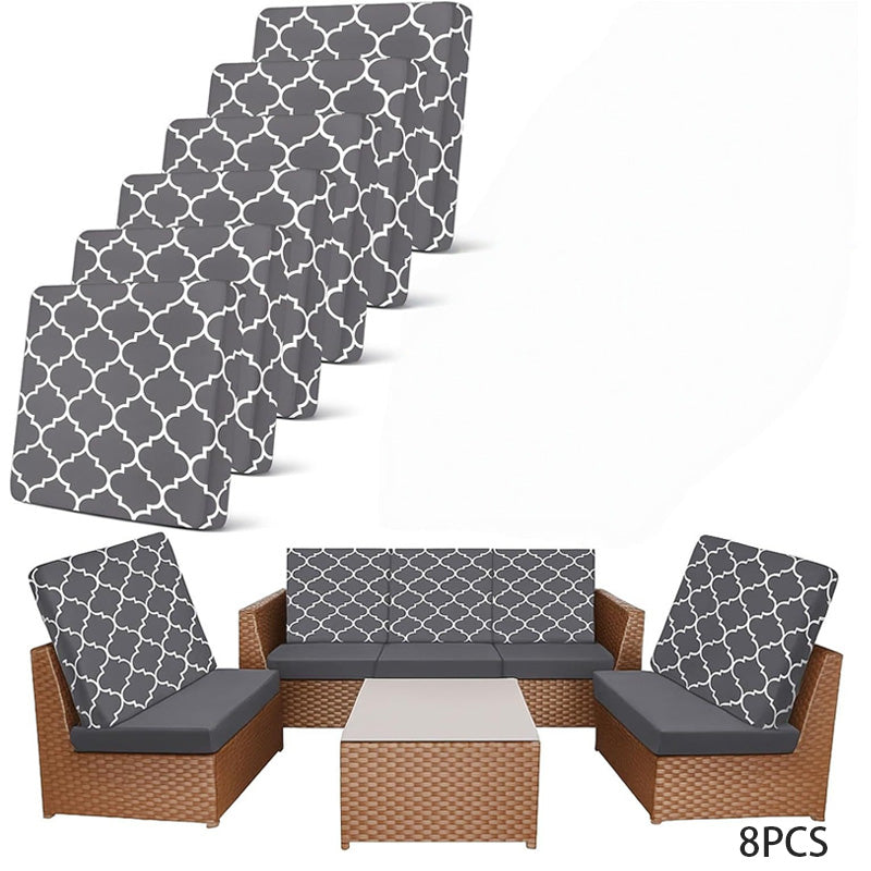 SlipTide™ Stretch Patio Sofa Cushion Covers — Wrap Your Cushions in Flawless Fit and Spill-Proof Ease