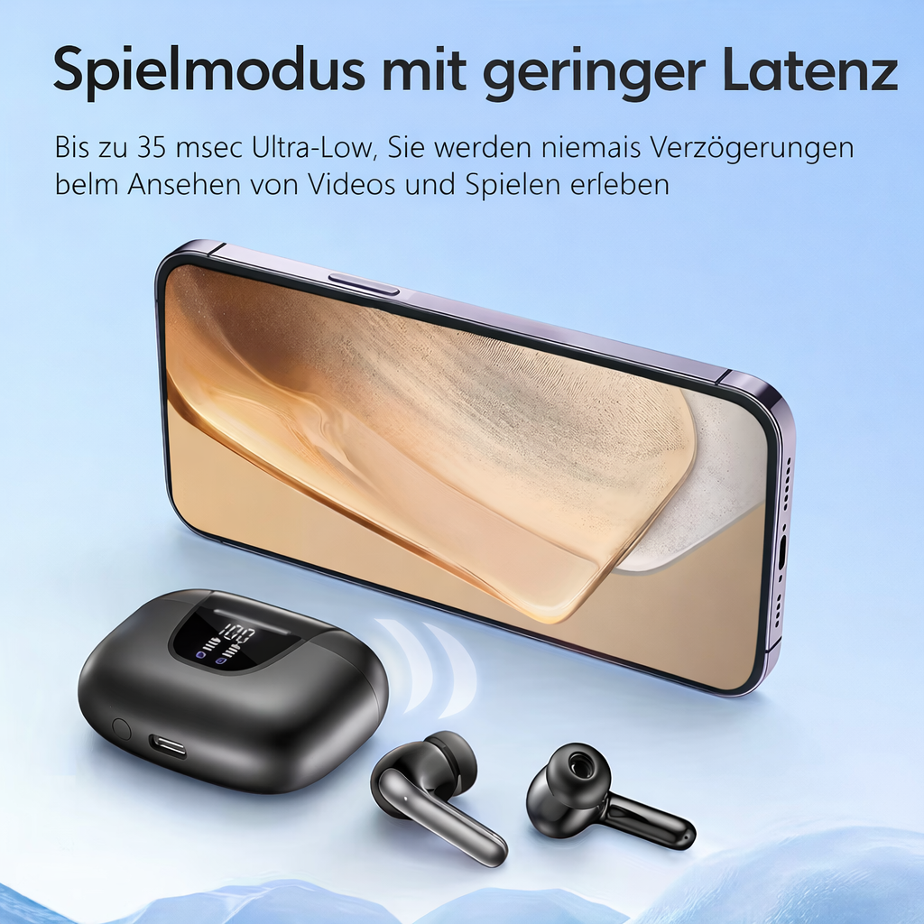 Wireless Earphones | In-Ear Headsets | Prolonged Comfort & Clear Calls | Voltiva