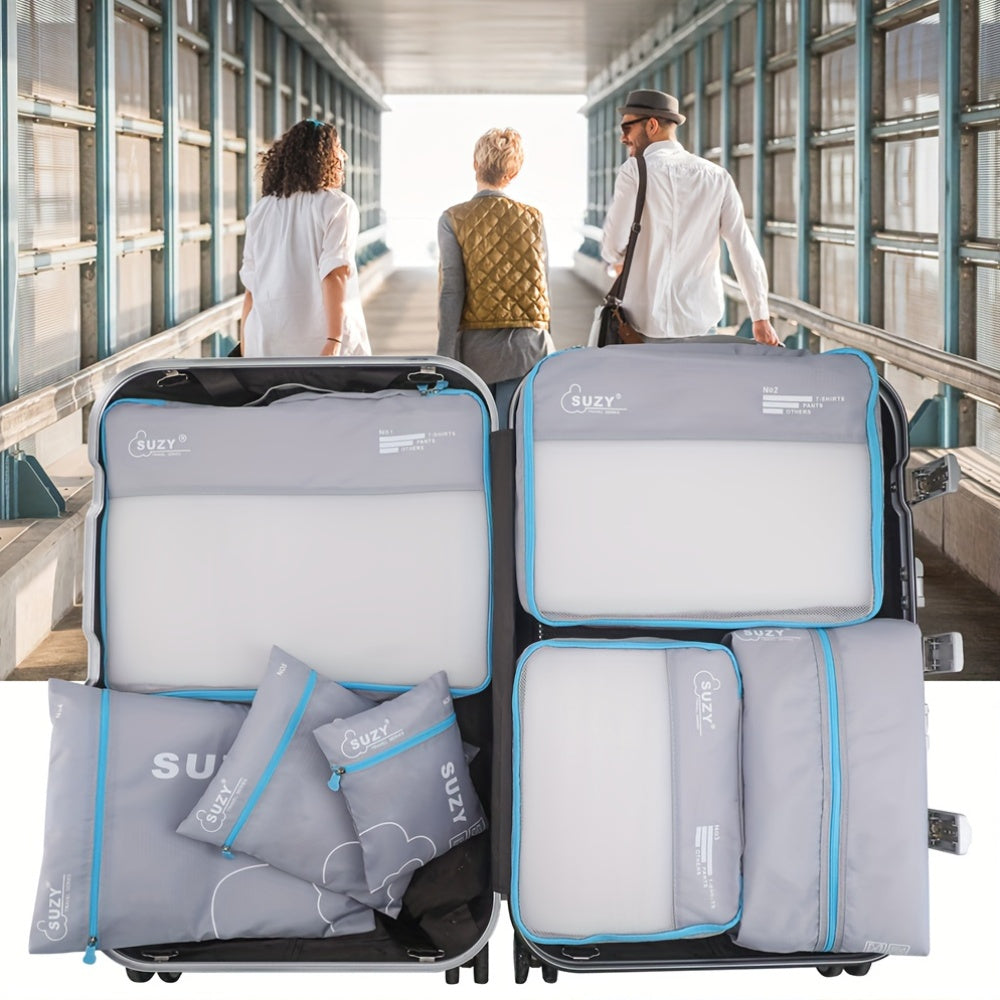 TravelMate - 7-Piece Lightweight Luggage Organizer Set