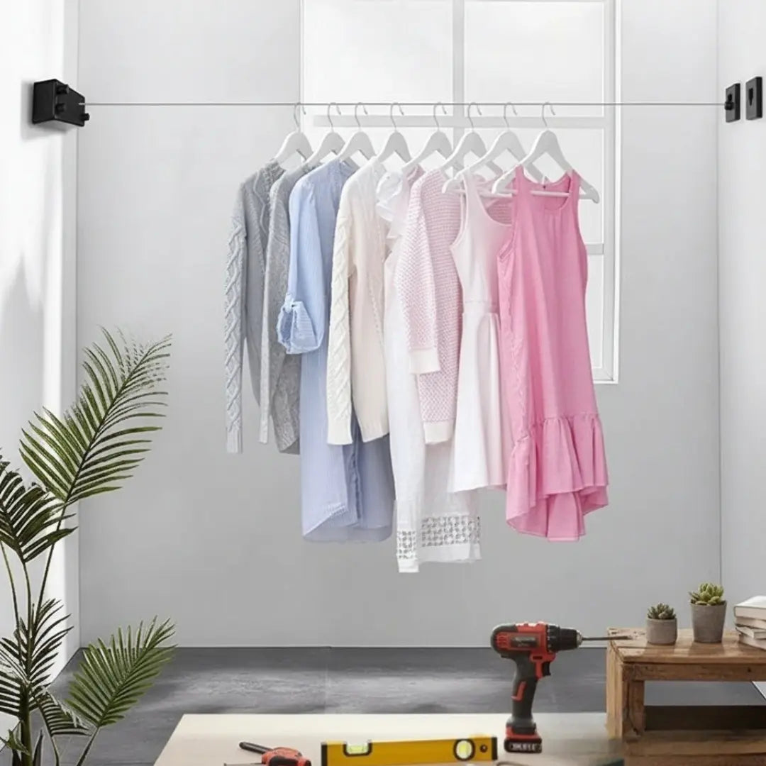 Clothes Drying Line | Wall Mounted | Weatherproof | LineaRoll