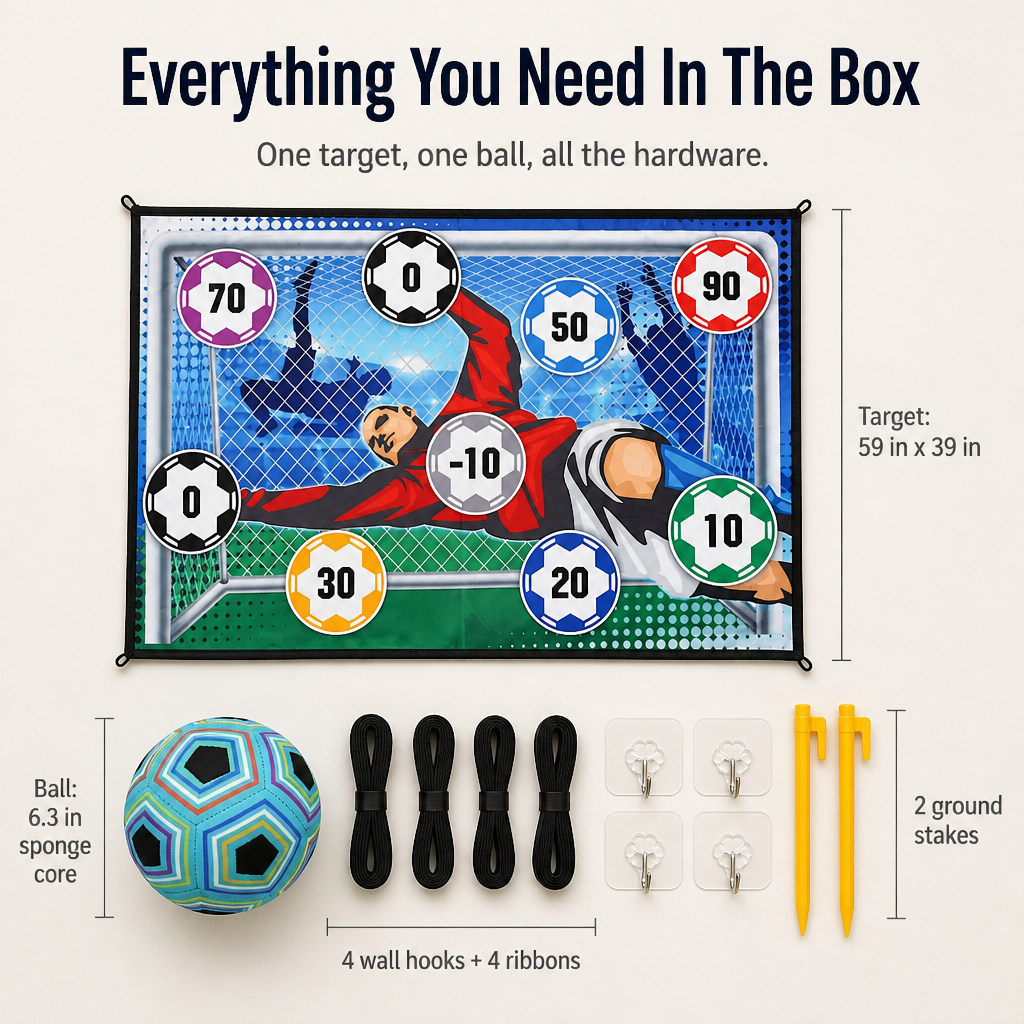 StrikeAim™ — Hang It Up, Hit Your Mark, Wear Them Out Without Damage