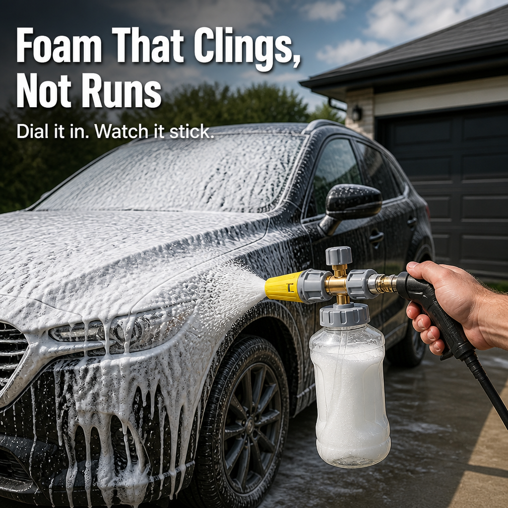 VeloFoam™ — Unleash Thick, Clinging Foam for a Show-Stopping Shine Every Time