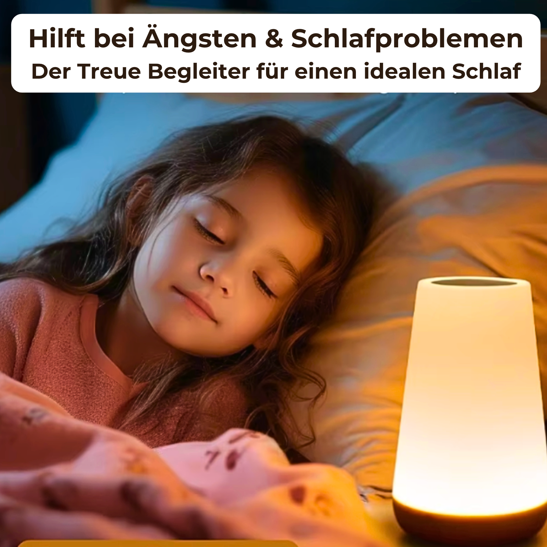 LumiSleep - Wireless USB Rechargeable Bedside Lamp with Touch Dimming (Includes 13 Colors + Remote Control)