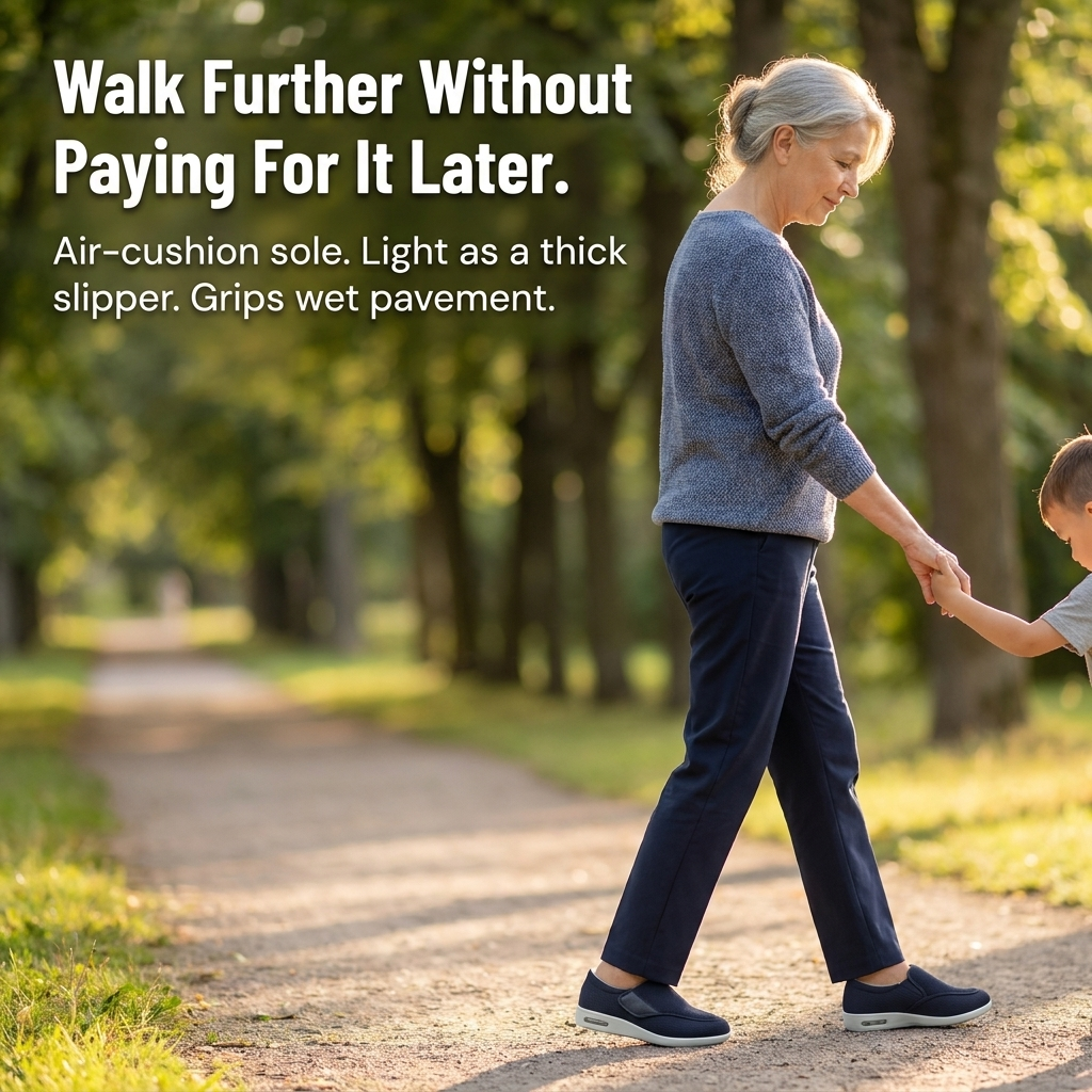VersaStride™ — Stroll Comfortably On Swollen, Sensitive, Difficult-To-Fit Feet All Day