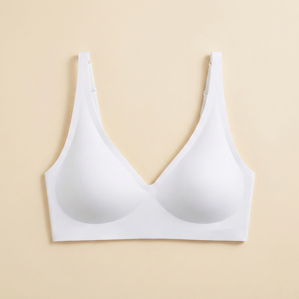 SilkenEase™ – Wire-Free V-Neck Comfort Bra, Invisible Fit