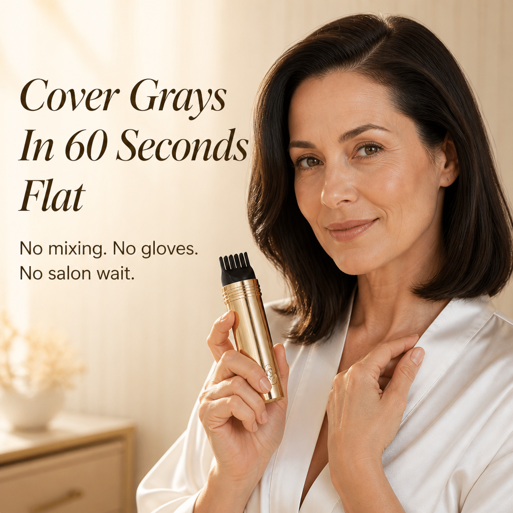 ColorLuxe™ — Conceal Stubborn Grays In 60 Seconds Mess- and Glove-Free