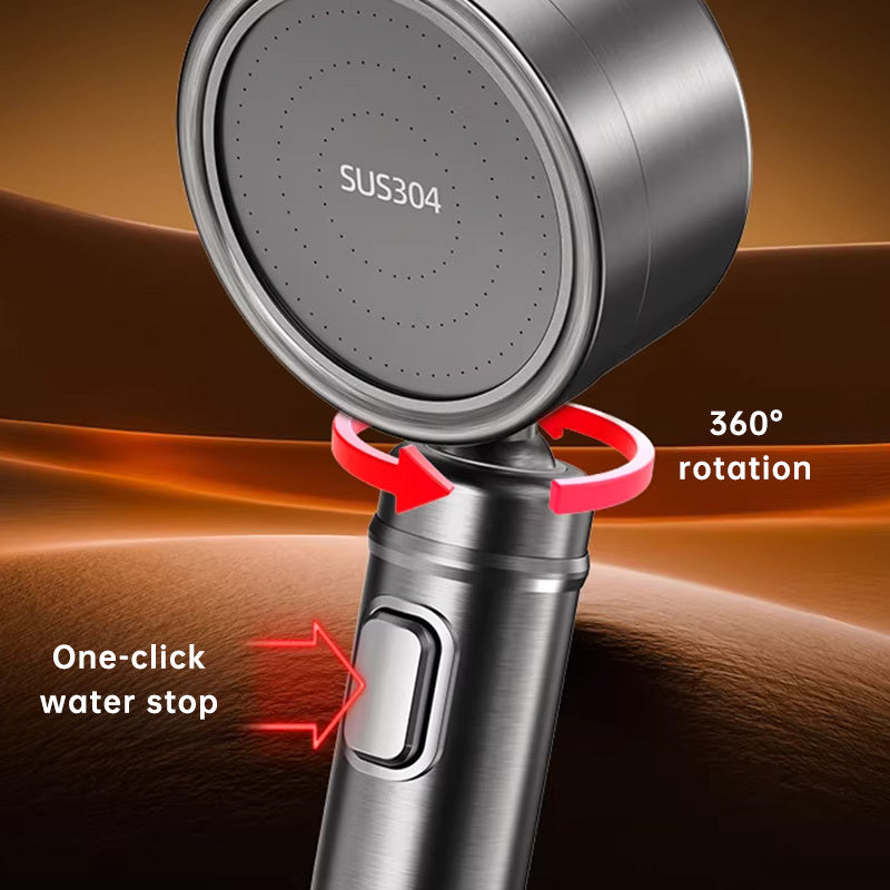 AquaForce – Durable Stainless Steel Handheld Shower Sprayer