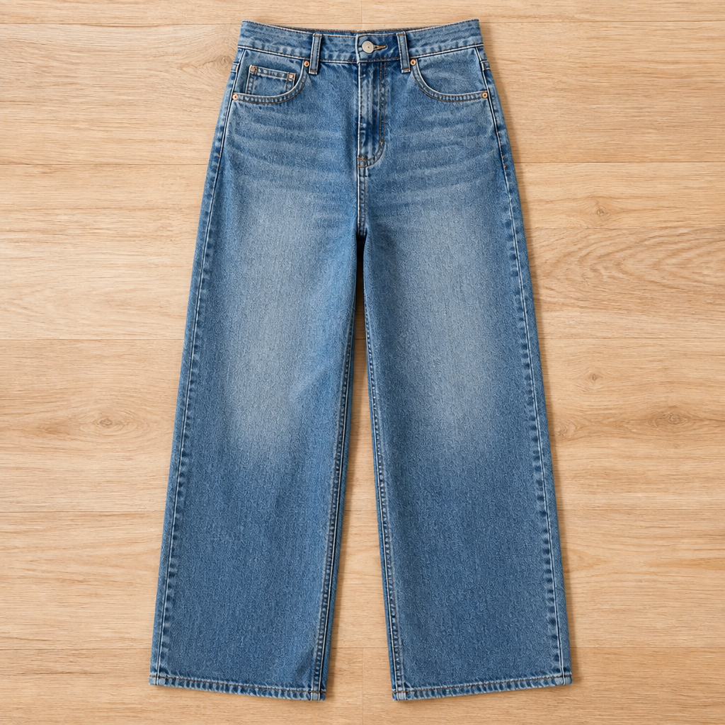 Vérova™ – High-Rise Wide-Leg Vintage Jeans with No-Gap Waist