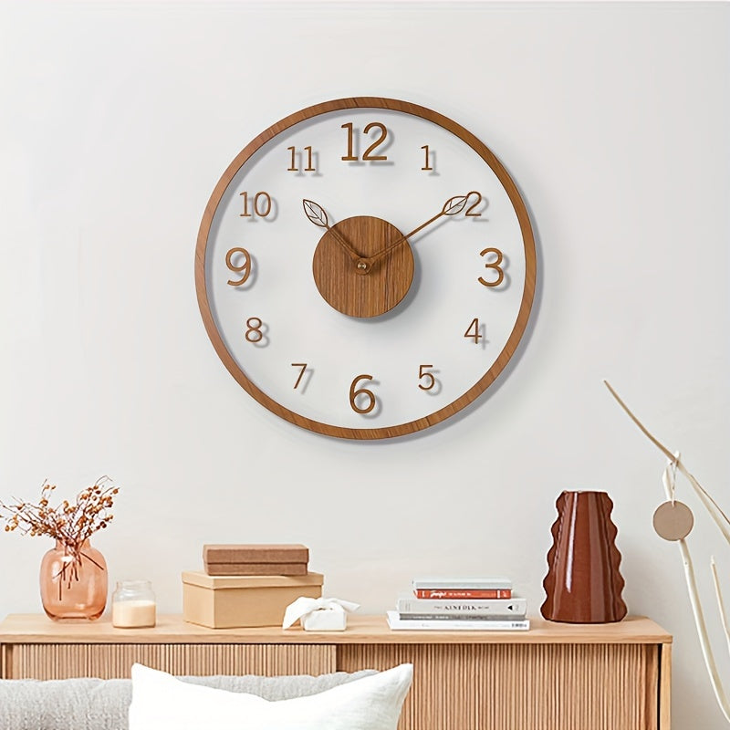 AeroLeaf Wall Clock – Contemporary Floating Design