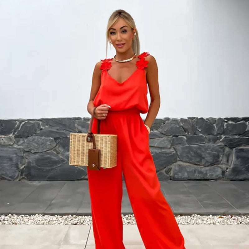 LumaLuxe™ Jumpsuit — Step Into Feather-Light Coolness and All-Day Stunning Confidence