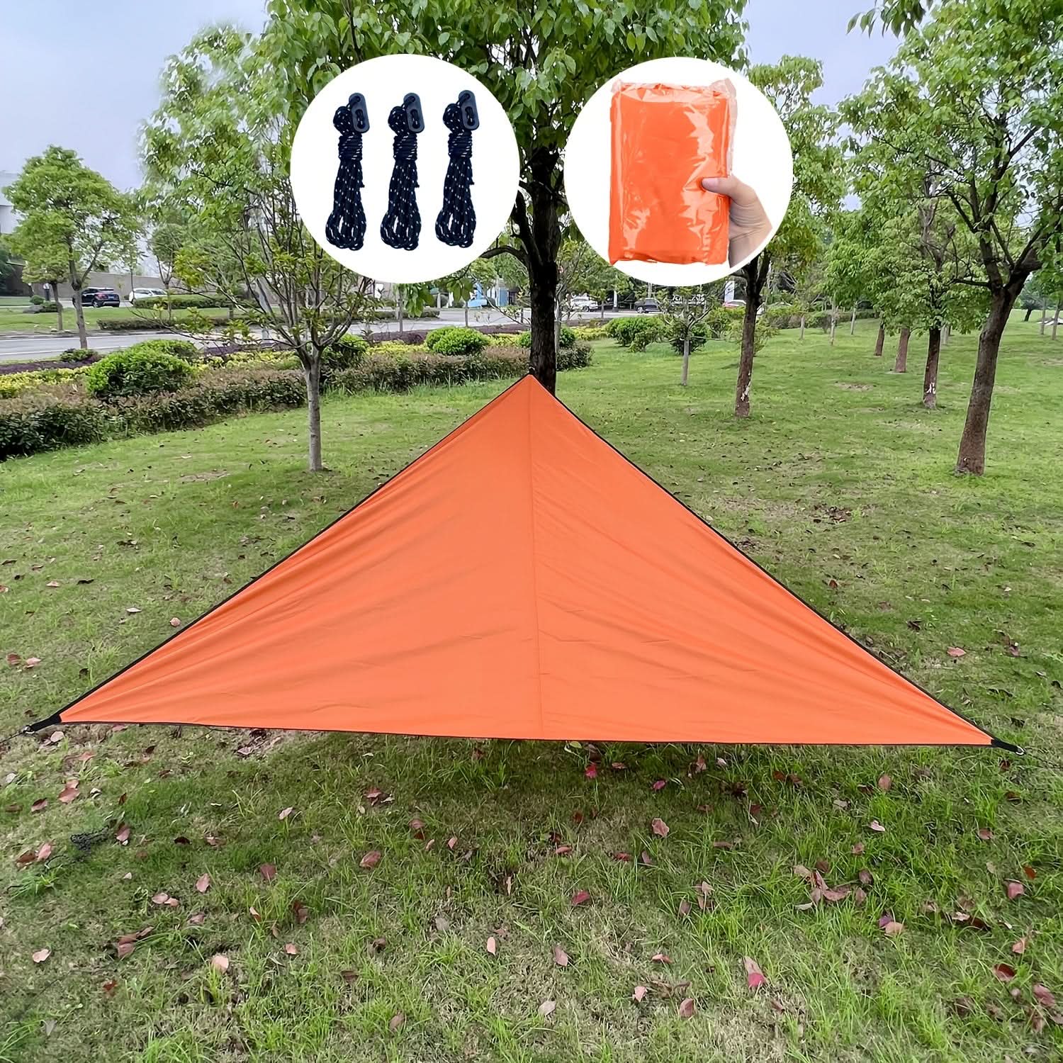 Extra Large Triangular Outdoor Shade Sail for Sun Protection